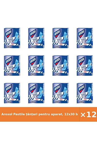 Aroxol Pastile țânțari pentru aparat, 12x30 buc, anti-insecte