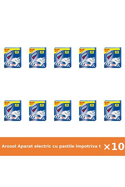Aroxol Aparat electric cu pastile împotriva tântarilor, 10 bucăți