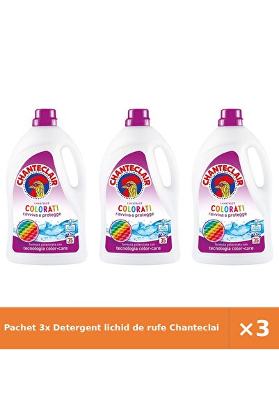 Chanteclair Pachet 3x Detergent lichid de rufe Color 1575 ml