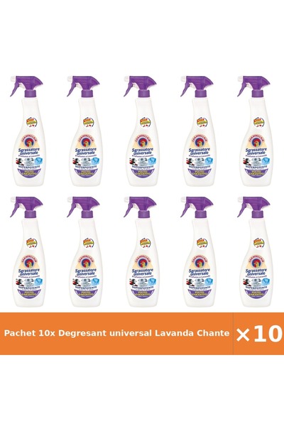 Chanteclair Pachet 10x Degresant universal Lavanda 600 ml curățare eficientă