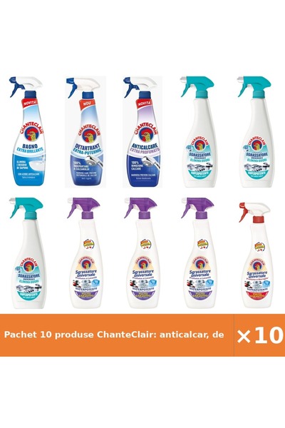 Chanteclair Pachet 10 produse ChanteClair: anticalcar, detartrant, lavandă și...
