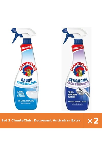 Chanteclair Set 2 ChanteClair: Degresant Anticalcar Extra Strălucire + Extra-...