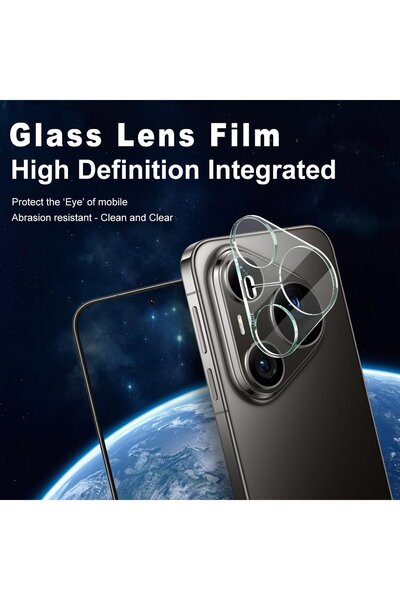CaseOnn 9H Superior Protection Camera Lens Protector Compatible with Huawei Pura 90 Pro Transparent