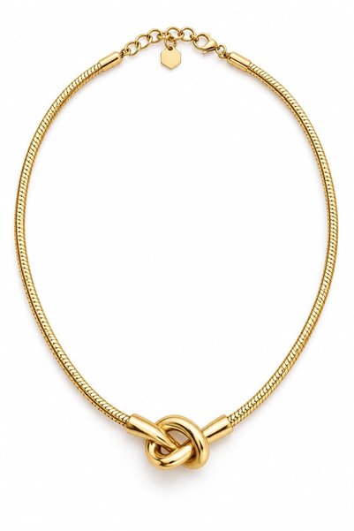 btogether. Çelik Düğüm Kolye Gold Renkli