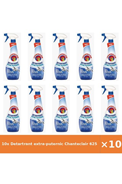 Chanteclair 10x Detartrant extra-puternic 625 ml, anti-calcar și anti-rugină