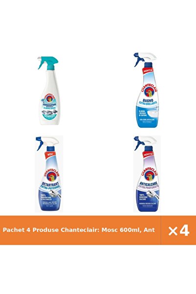 Chanteclair Pachet 4 Produse Chanteclair: Mosc 600ml, Anticalcar Strălucire, ...