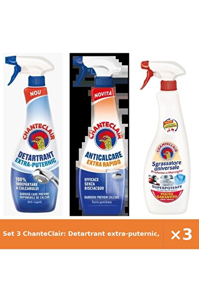 Chanteclair Set 3 ChanteClair: Detartrant extra-puternic, Degresant anticalca...