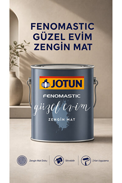 Jotun Fenomastic Güzel Evim Zengin Mat Silinebilir İç Cephe Boyası 0,9 Lt