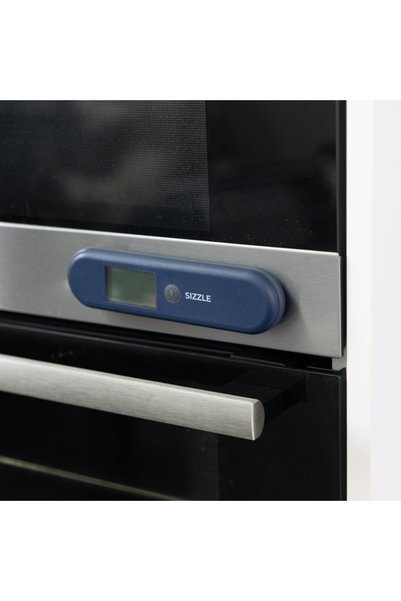 Electronic Temperature Instruments (ETI) Sizzle | Mıknatıslı ve Katlanabilir Problu Su Geçirmez Profesyonel Gıda Termometresi - Gece mavisi
