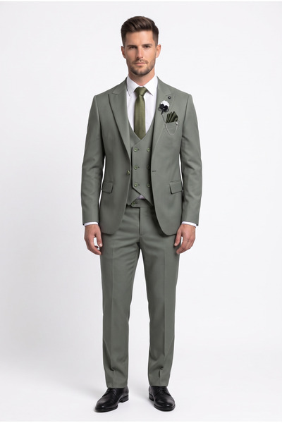 atlas classics Men's Slim Fit Vest Suit (New Season)