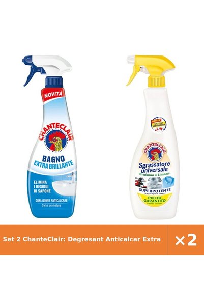 Chanteclair Set 2 ChanteClair: Degresant Anticalcar Extra Strălucire + Univer...