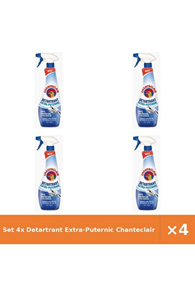 Chanteclair Set 4x Detartrant Extra-Puternic 625ml – Îndepărtează Calcarul