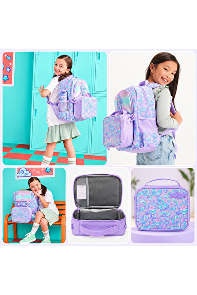 SMIGGLE Trailblazer Oblong Beslenme Aksesuarı, Mor