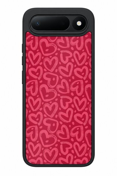 TECNO Spark 50 5g Compatible Heart Patterned Camera Protected Shockproof Case