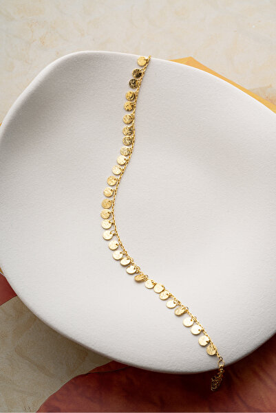 Silvano Jewelry 925 Ayar Gümüş Desenli Pullu Halhal