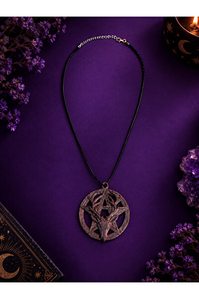 Genel Markalar Pentagram Geyik Kolye