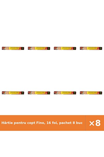 Fino Hârtie pentru copt Fino, 16 foi, pachet 8 bucăți