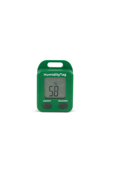 HumidityTag | Mini Dijital Sıcaklık ve Nem Ölçer - Max/min Hafızalı Ortam Termo-Higrometresi