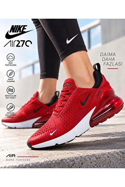 Nike Air Max 270 Erkek Kırmızı Spor Ayakkabı-FN3412-600-Tanem Sport
