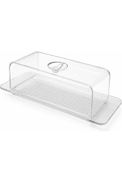 HOME MODE Premium Clear Acrylic Butter Dish with Lid – Shatterproof & Durable...