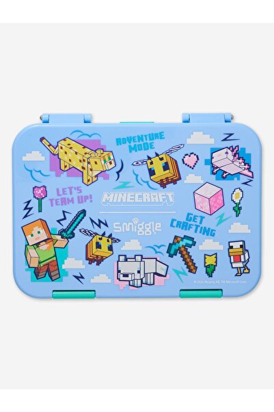 SMIGGLE Minecraft Mavi Medium Bento Lunchbox
