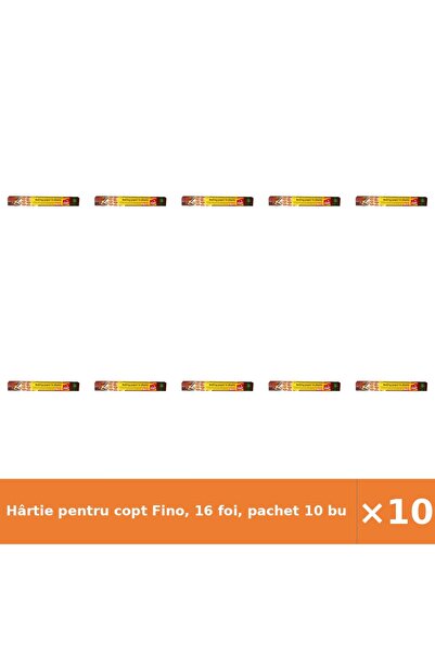 Fino Hârtie pentru copt Fino, 16 foi, pachet 10 bucăți