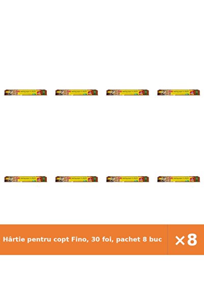 Fino Hârtie pentru copt Fino, 30 foi, pachet 8 bucăți