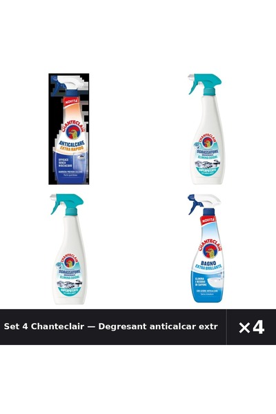Chanteclair Set 4 — Degresant anticalcar extra r + Spray Degresant Universal ...