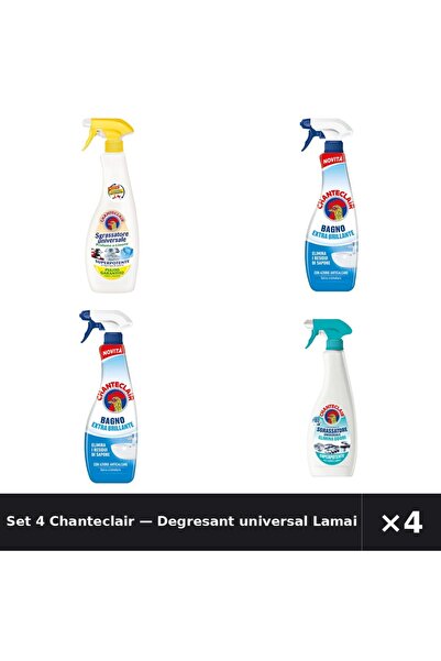 Chanteclair Set 4 — Degresant universal Lamaie C + Degresant anticalcar extra...