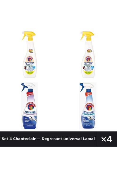 Chanteclair Set 4 — Degresant universal Lamaie C + Degresant anticalcar extra...