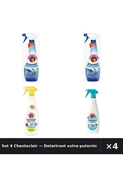 Chanteclair Set 4 — Detartrant extra-puternic Ch + Degresant universal Lamaie...