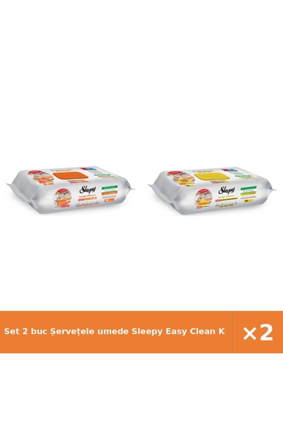 Sleepy Set 2 buc Șervețele umede Easy Clean Kitchen, curățare bucătărie
