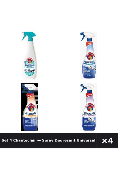 Chanteclair Set 4 — Spray Degresant Universal An + Detartrant extra-puternic ...