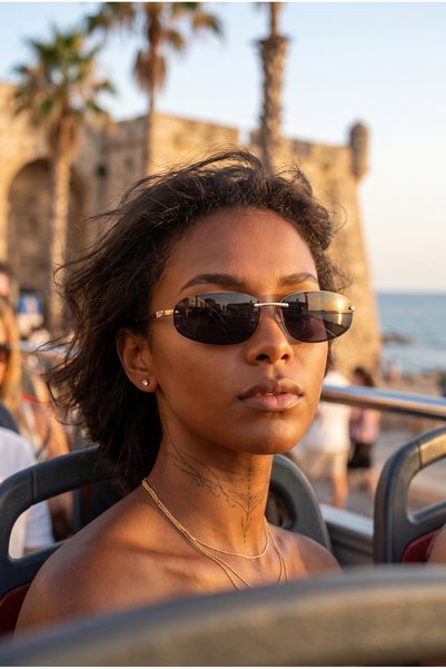 MONAL EYEWEAR نظارات شمسية نسائية من Yekpare موديل New Trend للحماية من الأشع...