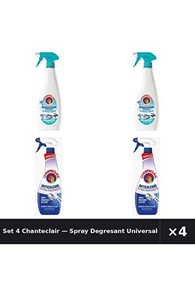 Chanteclair Set 4 — Spray Degresant Universal An + Degresant anticalcar extra-p