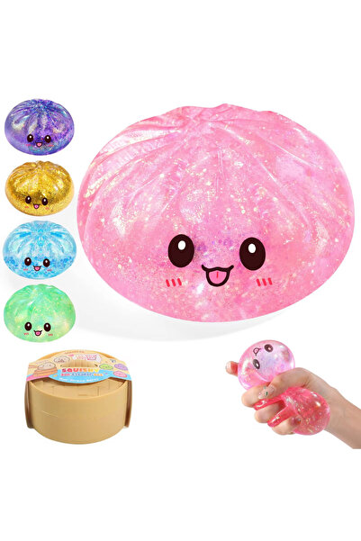 BLACK DİAMOND PLUSH TOY Pembe Renk Çin Mantısı Squishy sukuşi mantı