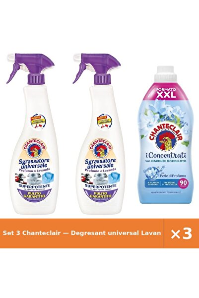 Chanteclair Set 3 — Degresant universal Lavanda + Balsam de rufe Saruri Marine