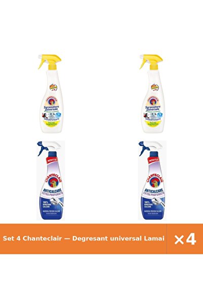 Chanteclair Set 4 — Degresant universal Lamaie C + Degresant anticalcar extra-p