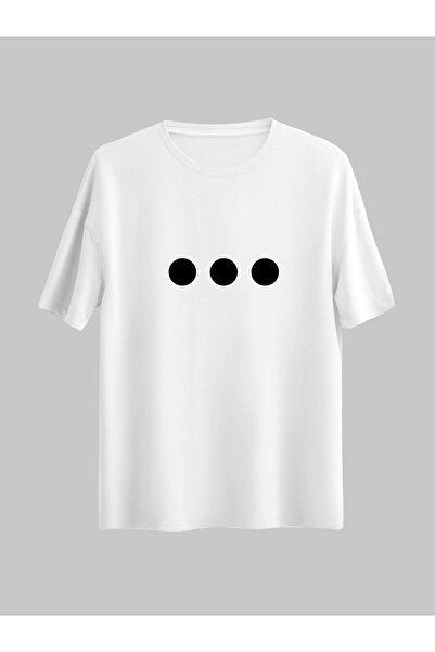 donamod Unisex Stylish Comfortable Oversize Cotton Crew Neck T-Shirt with Spe...
