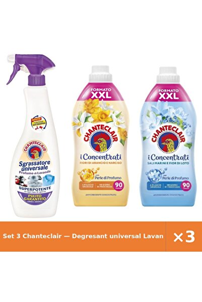 Chanteclair Set 3 — Degresant universal Lavanda + Balsam de rufe Flori de por...