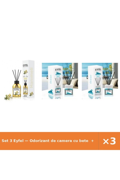 Eyfel Set 3 — Odorizant de camera cu bete + Odorizant de camera cu bete