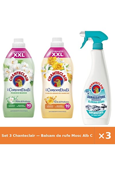 Chanteclair Set 3 — Balsam de rufe Mosc Alb Chan + Balsam de rufe Flori de po...