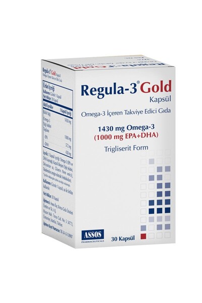 Assos Regula-3 Omega-3 Gold 30 Kapsül