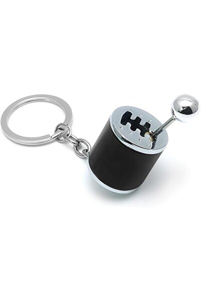 ASKIND Gearbox Keychain, Six Speed Manual Transmission Stick Shift Keyring, A...