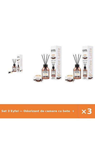 Eyfel Set 3 — Odorizant de camera cu bete + Odorizant de camera cu bete