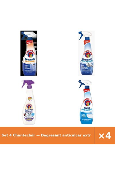 Chanteclair Set 4 — Degresant anticalcar extra puternic + Detartrant extra pu...
