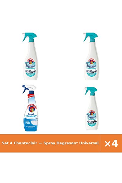Chanteclair Set 4 — Spray Degresant Universal An + Degresant anticalcar extra...