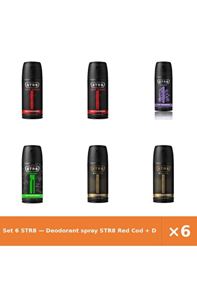 str8 Set 6 — Deodorant spray Red Cod + Deodorant spray Game + Deodorant spray...