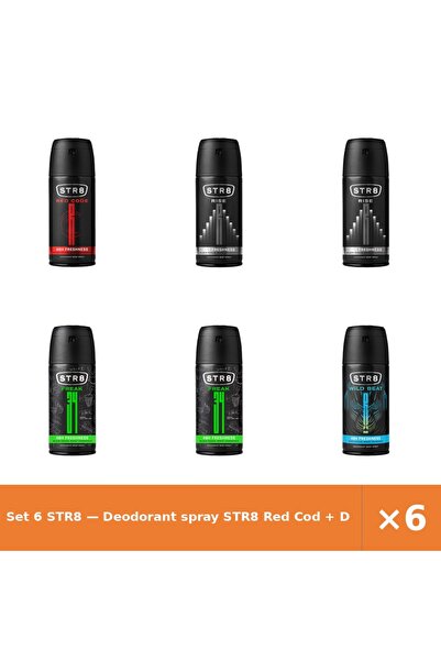 str8 Set 6 — Deodorant spray Red Cod + Deodorant spray Rise + Deodorant spray...