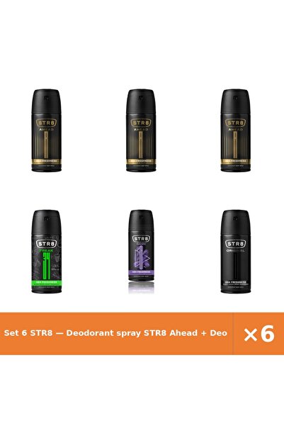 str8 Set 6 — Deodorant spray Ahead + Deodorant spray Fr34k + Deodorant spray ...